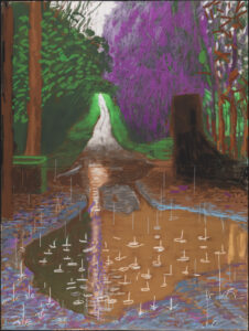 DAVID HOCKNEY, "THE ARRIVAL OF SPRING IN WOLDGATE, EAST YORKSHIRE IN 2011 (TWENTY ELEVEN) - 18 DECEMBER"