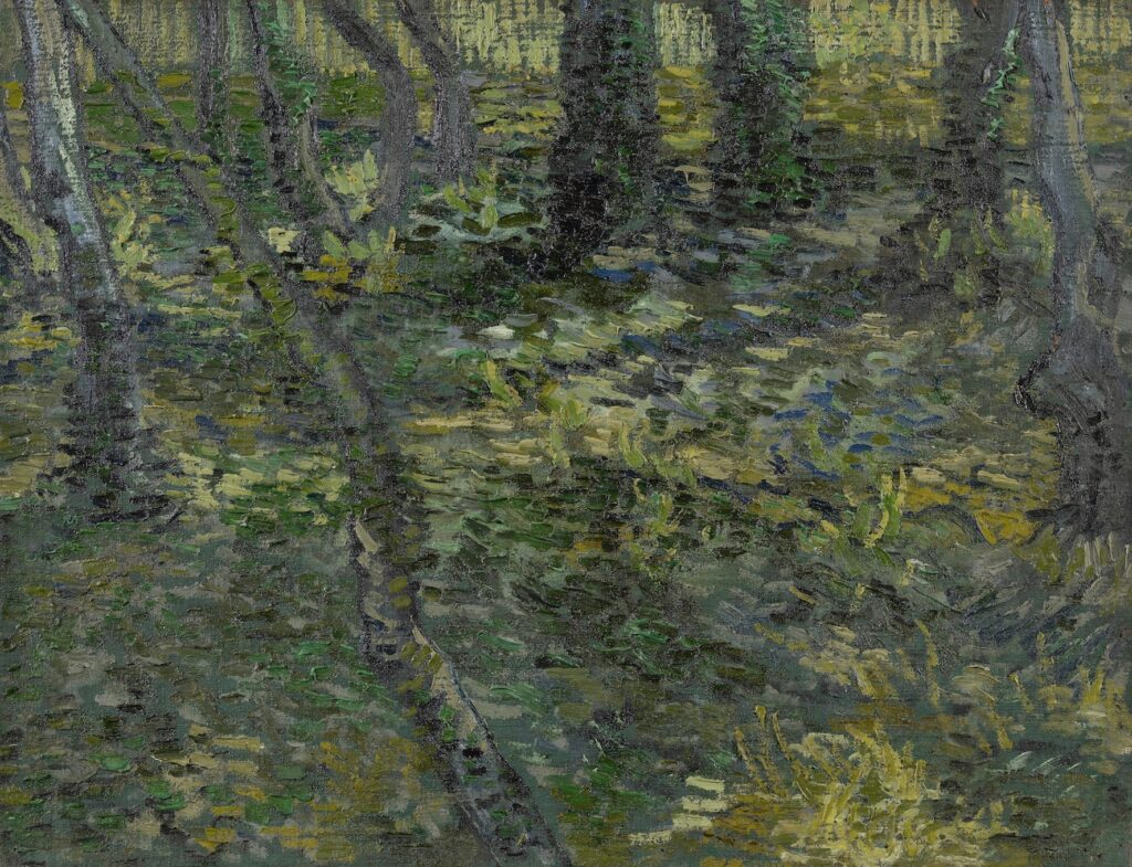 Vincent van Gogh, Sous-bois, 1889