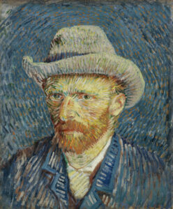 Vincent van Gogh, Autoportrait au chapeau de feutre gris, 1887, Van Gogh Museum, Amsterdam (Vincent van Gogh Foundation)