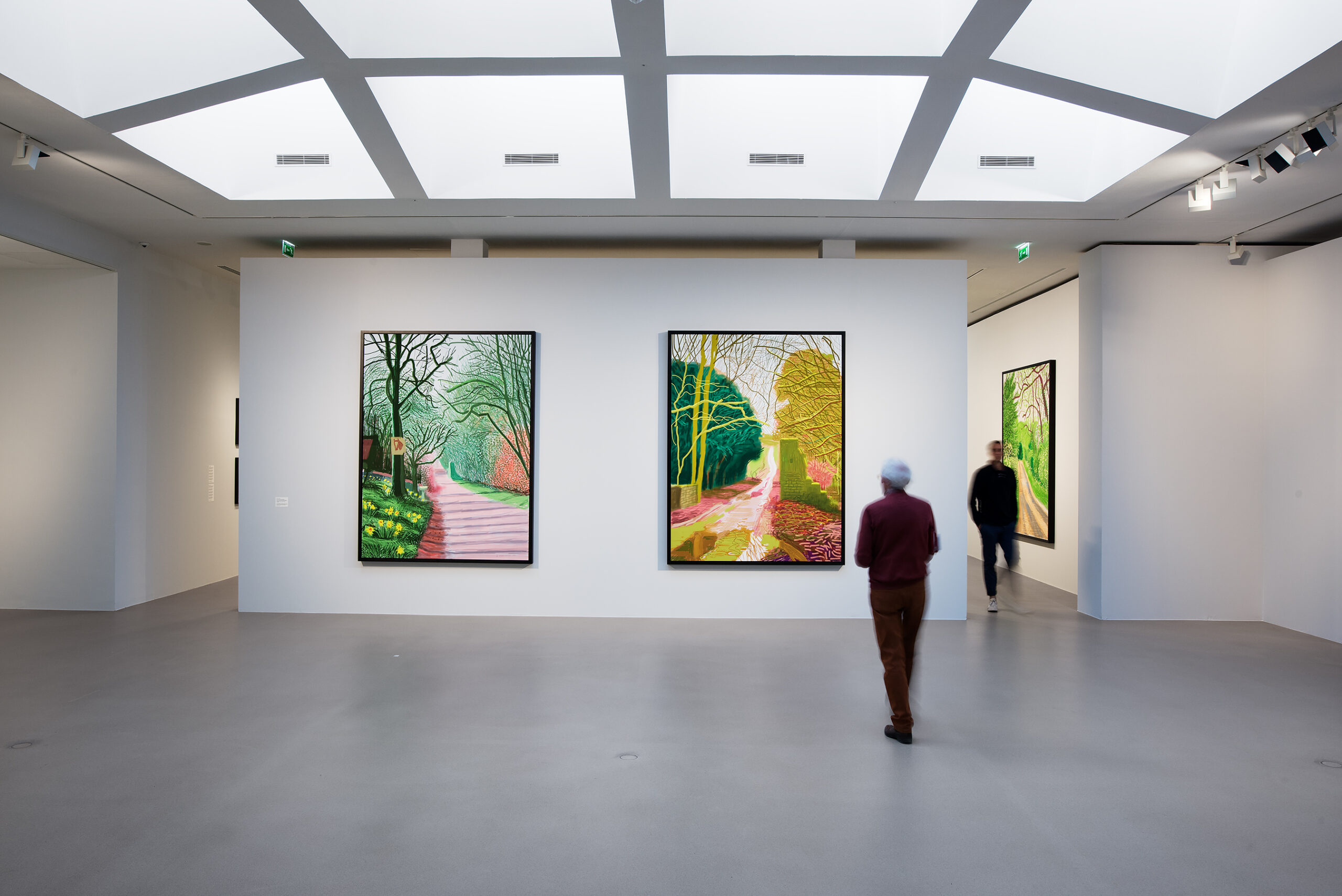 Exposition "David Hockney: l'arrivée du printemps"