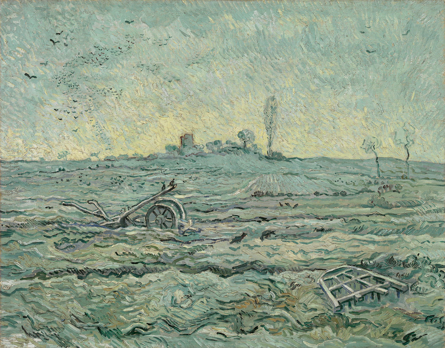 VanGogh_Champenneigeavecherse